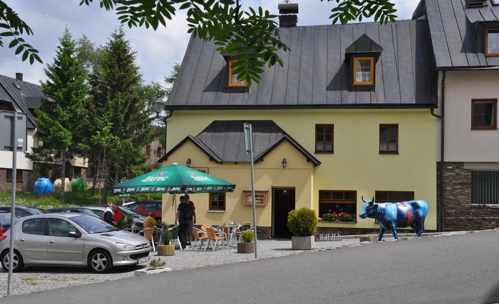 Penzion U Snehulaka Boží Dar Eksteriør billede